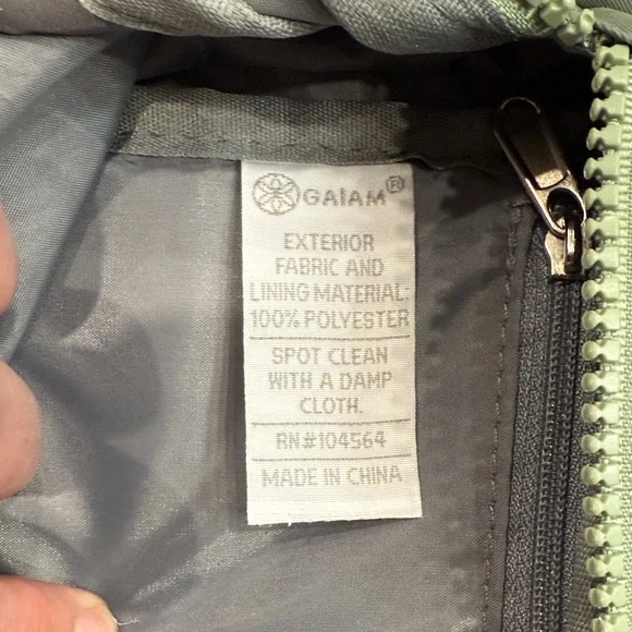 Gaiam Mint Green Crossbody Bag - Picture 2 of 6